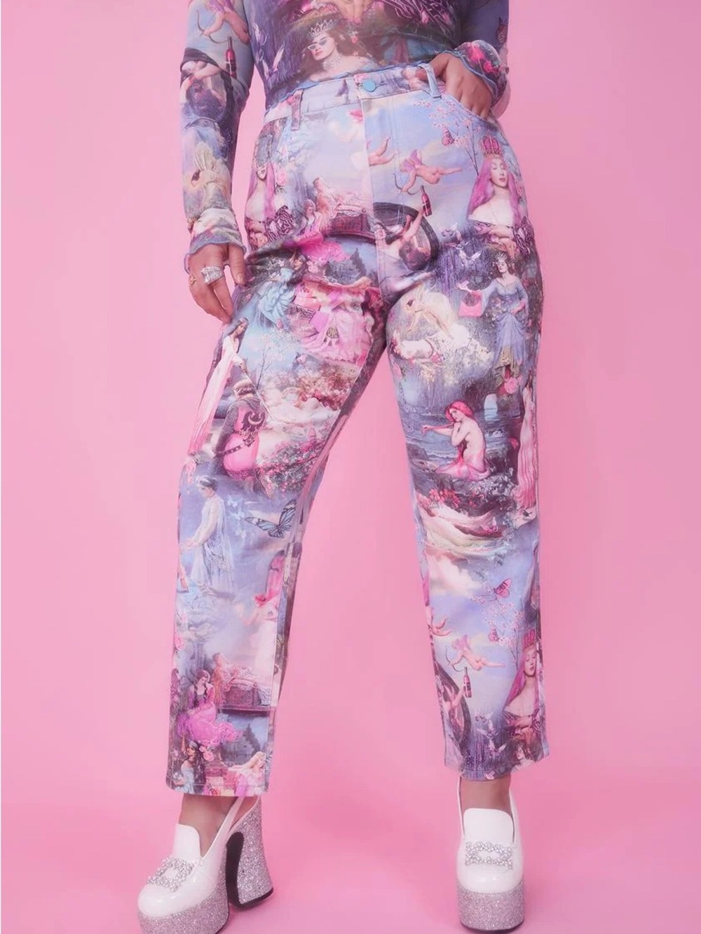 DOLLSKILL Sugarthrillz once upon a dime mom jeans plus size 3X